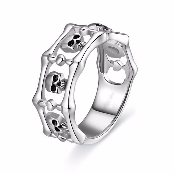 halloween gift silver retro gothic punk rings 316l stainless steel fashion men's women's skull rings size 5-13
halloween gift silver retro gothic punk rings 316l stainless steel fashion men's women's skull rings size 5-13