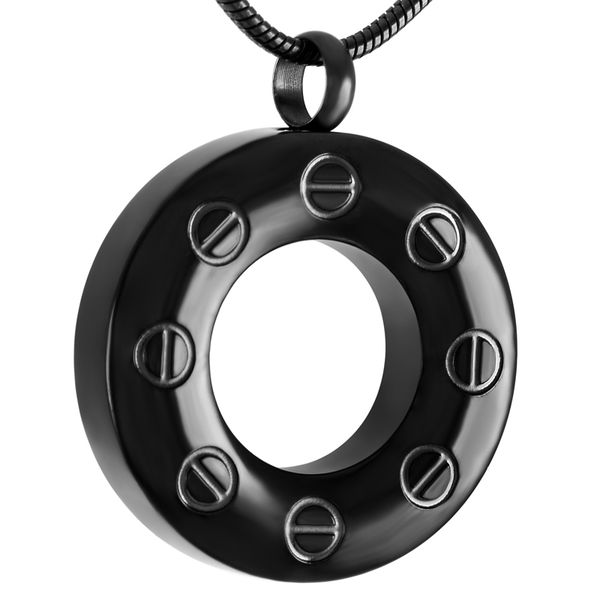 z209black stainless steel circle funeral cremation urns jewelry with human/pet memorial ashes holder keepsaje pendant necklace for women men, Silver
z209black stainless steel circle funeral cremation urns jewelry with human/pet memorial ashes holder keepsaje pendant necklace for women men, Silver