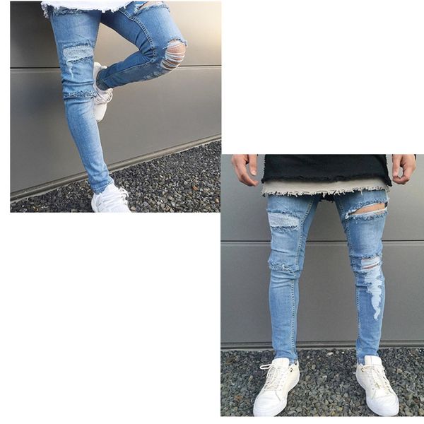 plus size trousers hole men's jeans tight-fitting riding jeans men's spring new stretch slim feet size s-3xl 11034, Blue
plus size trousers hole men's jeans tight-fitting riding jeans men's spring new stretch slim feet size s-3xl 11034, Blue