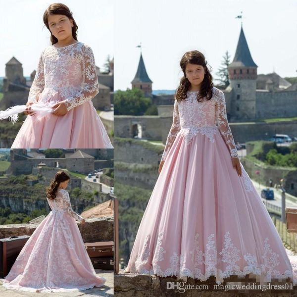 flower girl dress sheer back with buttons tulle pink formal wear ball gowns for little girls to attend wedding communion birthday, White;blue
flower girl dress sheer back with buttons tulle pink formal wear ball gowns for little girls to attend wedding communion birthday, White;blue