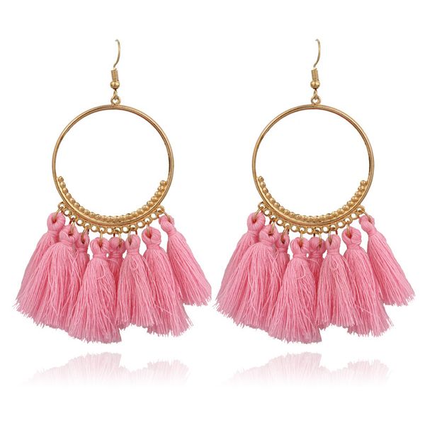 2019 new fashion bohemian tassel gold metal long earrings white red silk fabric drop dangle tassel earrings for women jewelry, Silver
2019 new fashion bohemian tassel gold metal long earrings white red silk fabric drop dangle tassel earrings for women jewelry, Silver