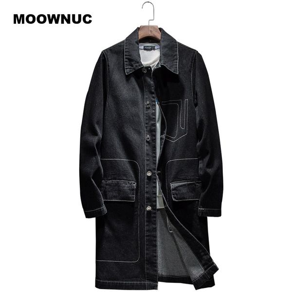 men's trench coats moownuc men cotton denim coat casual jackets 2021 arrival business, Tan;black
men's trench coats moownuc men cotton denim coat casual jackets 2021 arrival business, Tan;black