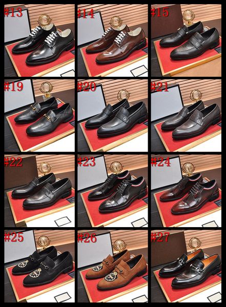 40ss leather shoes brand designer slip on black brown italian formal dress loafers male's flats outlets men casual shoes leather
40ss leather shoes brand designer slip on black brown italian formal dress loafers male's flats outlets men casual shoes leather