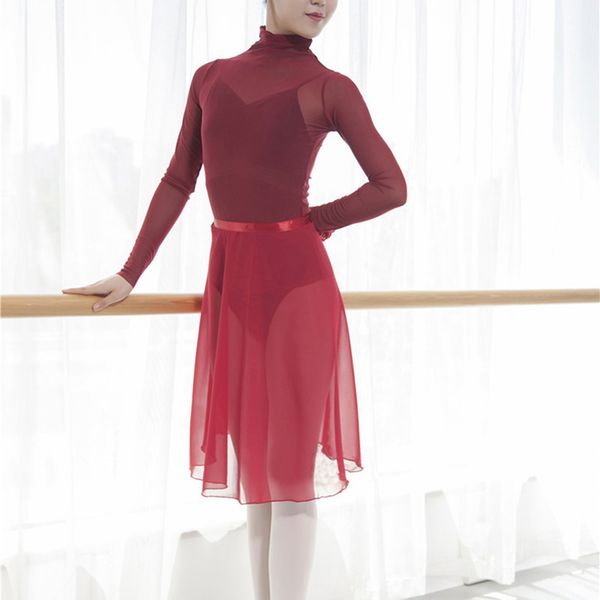 women ballet for adults middle long chiffon ballet skirts women lyrical soft lace up dress ballerina dance costumes, Black;red
women ballet for adults middle long chiffon ballet skirts women lyrical soft lace up dress ballerina dance costumes, Black;red