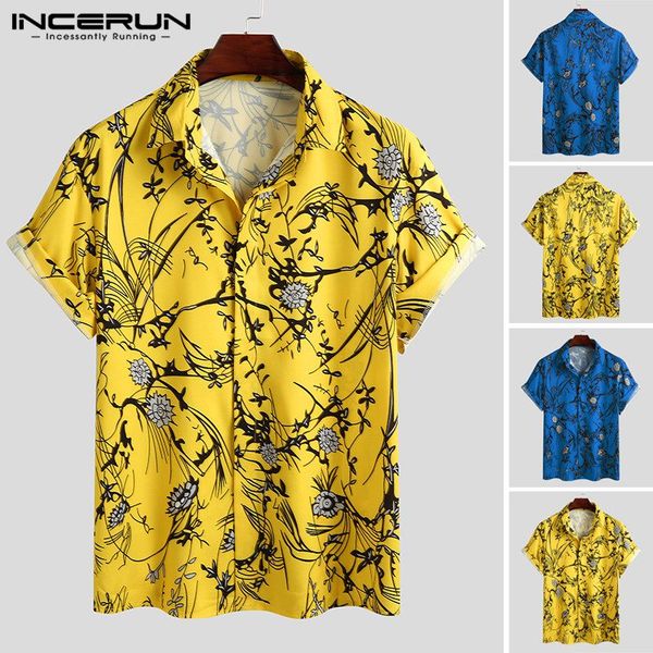 incerun summer men гавайская рубашка printed отворотом 2020 повседневный камиза кнопка streetwear пляж дышащий с коротким рукавом блузка s-3, White;black
incerun summer men гавайская рубашка printed отворотом 2020 повседневный камиза кнопка streetwear пляж дышащий с коротким рукавом блузка s-3, White;black