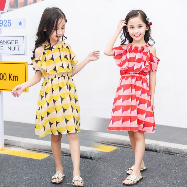 childrenswear girls 2019 summer wear new style western style chiffon camisole children's dress girl's korean-style princess dres, Red;yellow
childrenswear girls 2019 summer wear new style western style chiffon camisole children's dress girl's korean-style princess dres, Red;yellow