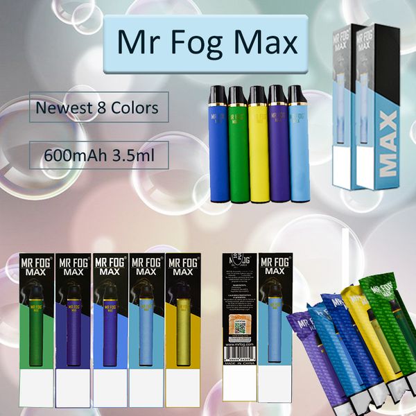 New MR FOG MAX Disposable Vape Pen 800-1000puffs 600mAh Battery Pre-filled Vapors 3.5ml Pods Cartridges Vaporizers Empty Starter Kits Top 
New MR FOG MAX Disposable Vape Pen 800-1000puffs 600mAh Battery Pre-filled Vapors 3.5ml Pods Cartridges Vaporizers Empty Starter Kits Top