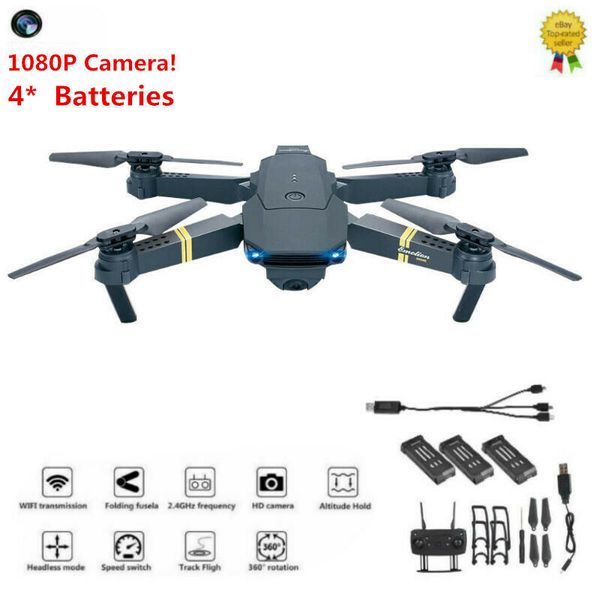 Drone x pro 1080p hd camera wifi app fpv foldable wide angle 4 batterie 
Drone x pro 1080p hd camera wifi app fpv foldable wide angle 4 batterie