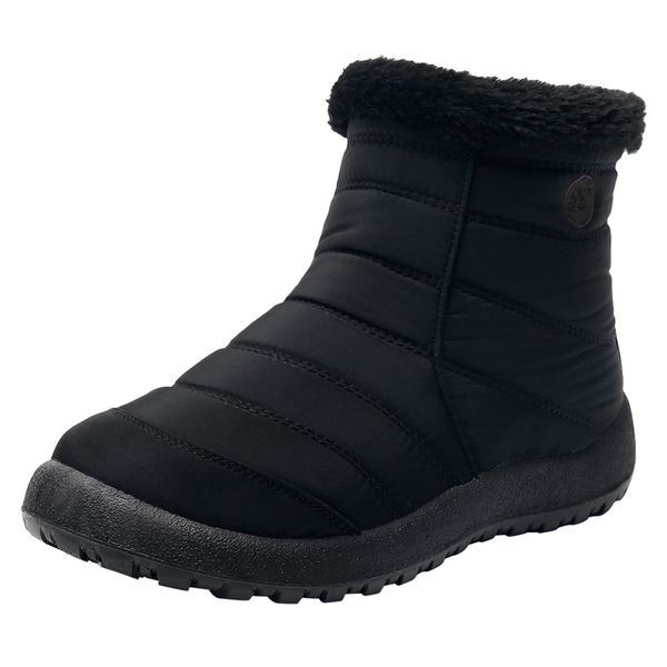 women's snow boots winter warm ankle short bootie waterproof footwear warm shoes 2019 winter new female casual flat snow boots, Black
women's snow boots winter warm ankle short bootie waterproof footwear warm shoes 2019 winter new female casual flat snow boots, Black