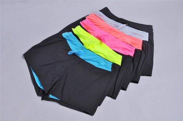 ladies shorts double layer fabric marathon jogging sportswear workout exercise mini short no embarrassment yoga fitness clothes, White;black
ladies shorts double layer fabric marathon jogging sportswear workout exercise mini short no embarrassment yoga fitness clothes, White;black