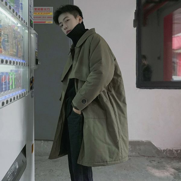 ewq / autumn winter 2019 long sleeve pockets turn-down collar patchwork thick coat man's japan style personality jacket fs945, Tan;black
ewq / autumn winter 2019 long sleeve pockets turn-down collar patchwork thick coat man's japan style personality jacket fs945, Tan;black