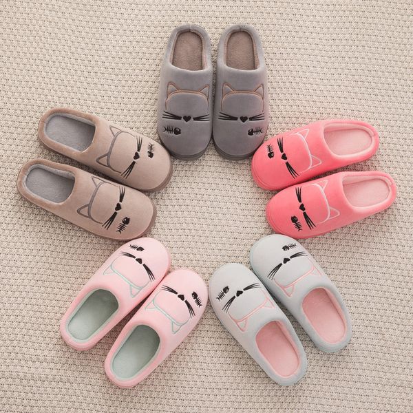 slippers women winter slippers cartoon cat shoes non-slip soft warm house indoor bedroom lovers couples shoes home wear, Black
slippers women winter slippers cartoon cat shoes non-slip soft warm house indoor bedroom lovers couples shoes home wear, Black