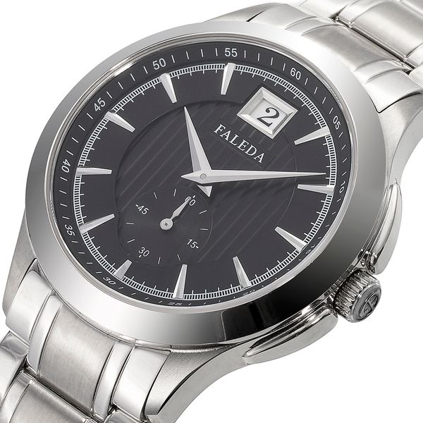 faleda business calendar quartz men watch waterproof sapphire glass stainless steel case sport wristwatch man relogio masculino, Slivery;brown
faleda business calendar quartz men watch waterproof sapphire glass stainless steel case sport wristwatch man relogio masculino, Slivery;brown