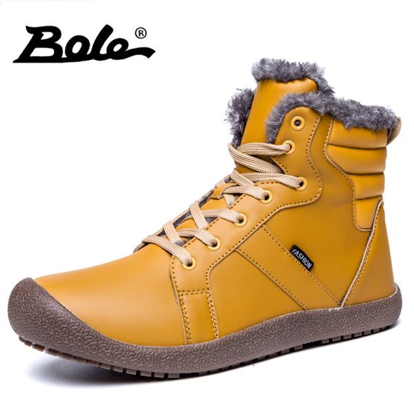 bole 36-48 big size men snow boots winter new pu leather men ankle boots lace up flats casual shoes warm, Black
bole 36-48 big size men snow boots winter new pu leather men ankle boots lace up flats casual shoes warm, Black