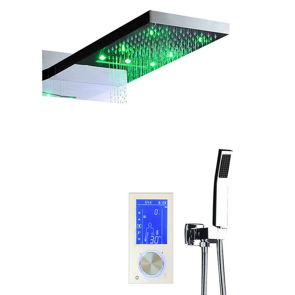 цифровой термостат с сенсорным экраном led душ set 22" водопад контроллер смарт душ наборы массажная ванна смесители для душа
цифровой термостат с сенсорным экраном led душ set 22" водопад контроллер смарт душ наборы массажная ванна смесители для душа
