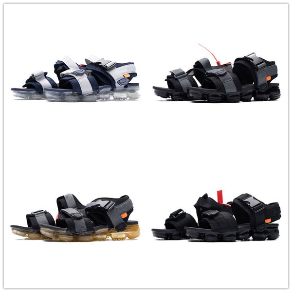 2019 NEW Blazers Fashion Off Sandals Studio Ankle-Wrap Rugged Leisure Buckle Straps Sandals Designer Slippers Summer Beach Shoes Szie36-45