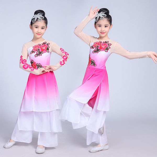 new style children classical chinese style hanfu dance costumes girls fan dance national yangge costume performance clothing, Black;red
new style children classical chinese style hanfu dance costumes girls fan dance national yangge costume performance clothing, Black;red