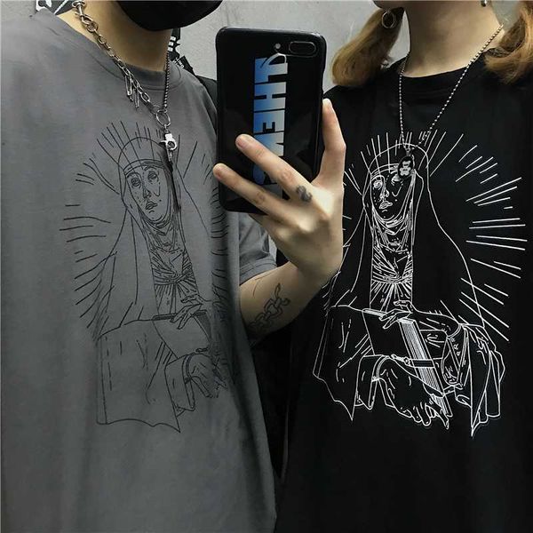 summer men women harajuku t shirt short sleeve streetwear ulzzang korean clothes tshirt gothic graphic tee goth, White;black
summer men women harajuku t shirt short sleeve streetwear ulzzang korean clothes tshirt gothic graphic tee goth, White;black