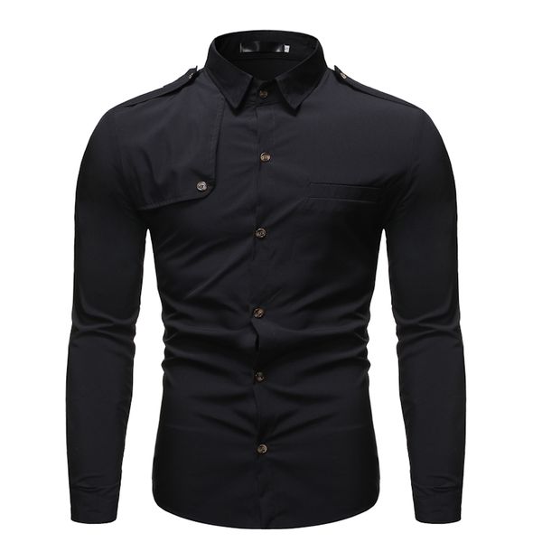 black mens long sleeve shirt autumn new fashion casual shirt men white wine red shirts 2020 camisa masculina, White;black
black mens long sleeve shirt autumn new fashion casual shirt men white wine red shirts 2020 camisa masculina, White;black