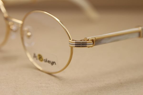 wholesale-designer round 7550178 white buffalo horn eyeglasses computer glasses frame size:55-22-135mm, Silver
wholesale-designer round 7550178 white buffalo horn eyeglasses computer glasses frame size:55-22-135mm, Silver