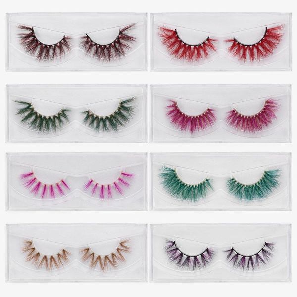 new color 3d mink lashes natural long individual thick fluffy colorful false eyelashes makeup extension tools
new color 3d mink lashes natural long individual thick fluffy colorful false eyelashes makeup extension tools