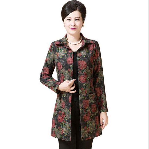 middle aged women windbreaker autumn new fashion windbreaker mother clothing outerwear print plus size loose female coat lu224, Tan;black
middle aged women windbreaker autumn new fashion windbreaker mother clothing outerwear print plus size loose female coat lu224, Tan;black