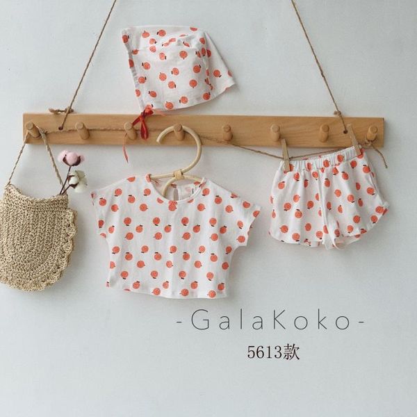 2020 korea style baby girls 3pcs printed set t-shirt+shorts+hat summer kids girls suits 0-2 years, White
2020 korea style baby girls 3pcs printed set t-shirt+shorts+hat summer kids girls suits 0-2 years, White