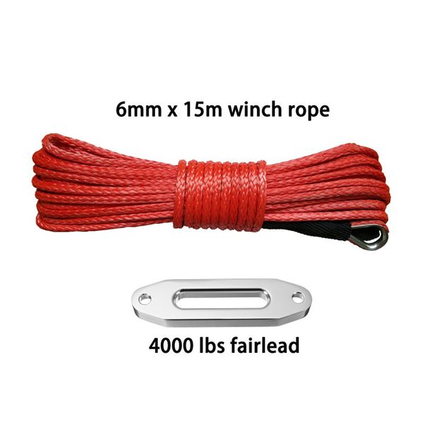 6mm*15m 1/4" x 50ft atv winch line add 4000lbs hawse fairlead,synthetic rope,boat winch rope,winch cable
6mm*15m 1/4" x 50ft atv winch line add 4000lbs hawse fairlead,synthetic rope,boat winch rope,winch cable