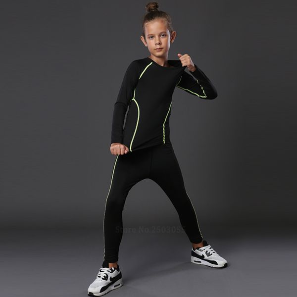 2018 sports suit girls kids quick dry running set compression fitness tights basketball training gym jogging suit sportswear, Black;blue
2018 sports suit girls kids quick dry running set compression fitness tights basketball training gym jogging suit sportswear, Black;blue