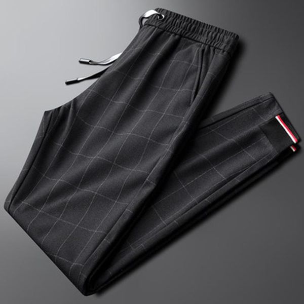 light luxury casual pants men's trendy wild black stripes british gentleman style pants slim feet drawstring
light luxury casual pants men's trendy wild black stripes british gentleman style pants slim feet drawstring