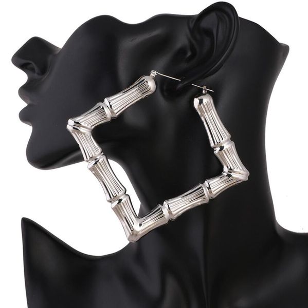 new ethnic style punk celebrity big hoop earrings for women large bamboo earrings brincos fashion hip hop party jewelry dhl, Golden;silver
new ethnic style punk celebrity big hoop earrings for women large bamboo earrings brincos fashion hip hop party jewelry dhl, Golden;silver