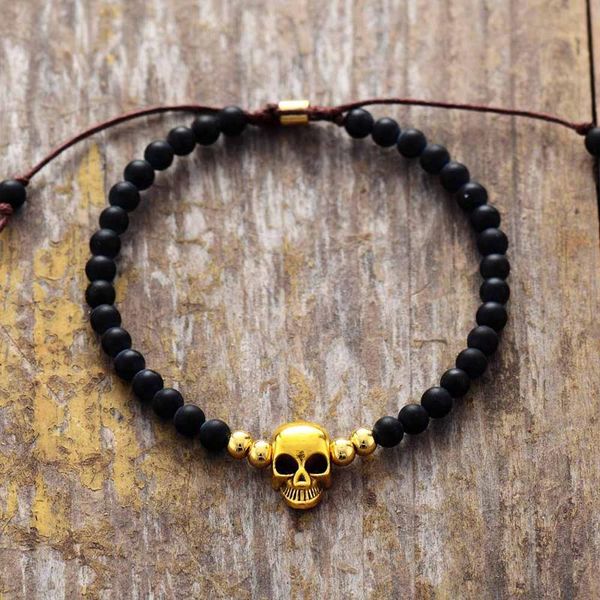 men macrame bracelet 4mm matte black onyx beads skull friendship bracelet adjustable steampunk couples lovers bracelets
men macrame bracelet 4mm matte black onyx beads skull friendship bracelet adjustable steampunk couples lovers bracelets