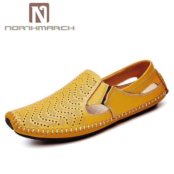 northmarch plus size casual shoes men hollow out mens loafers leather slip-on summer shoes men breathable driving zapatos, Black
northmarch plus size casual shoes men hollow out mens loafers leather slip-on summer shoes men breathable driving zapatos, Black