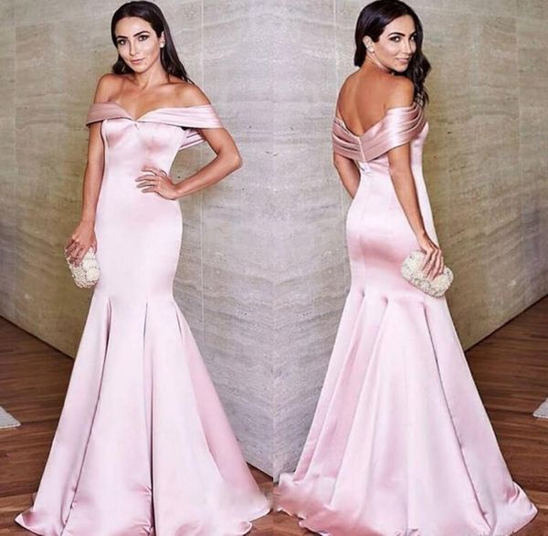 2020 pink mermaid prom dresses off the shoulder pleats ruched custom made plus size sweep train evening party gowns formal occasion wear, Black
2020 pink mermaid prom dresses off the shoulder pleats ruched custom made plus size sweep train evening party gowns formal occasion wear, Black