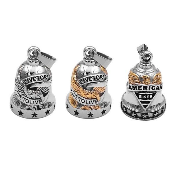 live to ride eagle motor biker bell pendant stainless steel american biker mens women pendant496sg (has bell sound, Silver
live to ride eagle motor biker bell pendant stainless steel american biker mens women pendant496sg (has bell sound, Silver