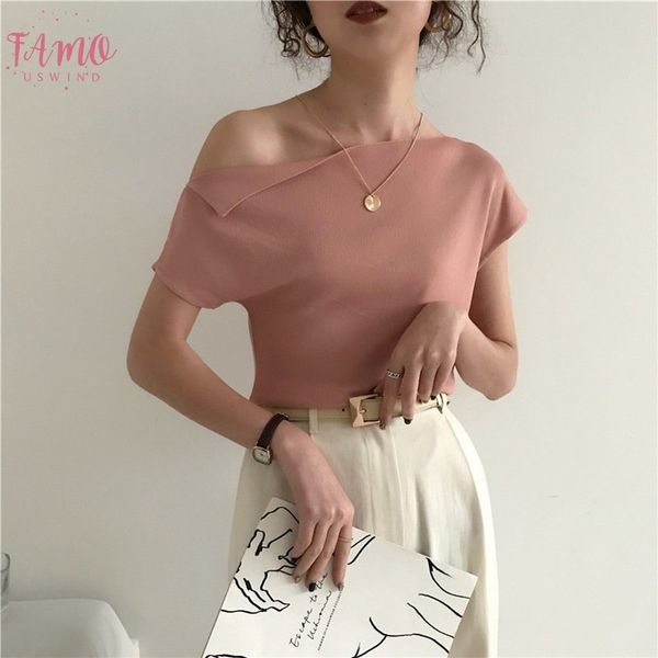 2020 women summer classical and elegant fashion design concise casual all match slim fit short sleeve asymmetrical t, White
2020 women summer classical and elegant fashion design concise casual all match slim fit short sleeve asymmetrical t, White