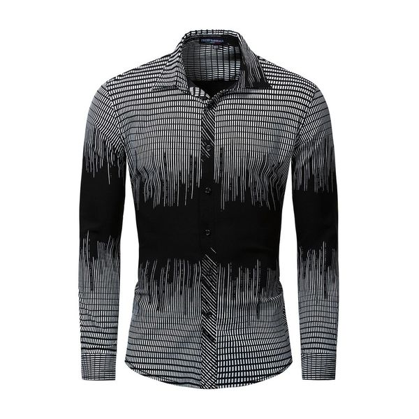 men clothing 2019 new fashion large size casual cotton turn-down collar long sleeve plaid elastic mens shirts, White;black
men clothing 2019 new fashion large size casual cotton turn-down collar long sleeve plaid elastic mens shirts, White;black