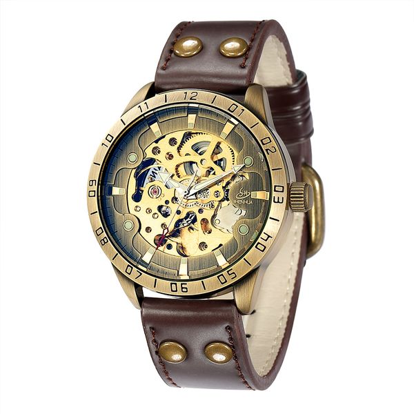 10pcs/lot skeleton shenhua brand bronze case mechanical watch automatic mechanical watches, Slivery;brown
10pcs/lot skeleton shenhua brand bronze case mechanical watch automatic mechanical watches, Slivery;brown