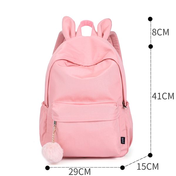 backpack female trend fashion student backpack campus canvas school bag