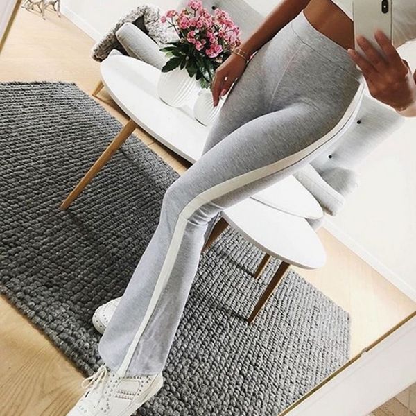 nibesser wide leg pant female trousers loose sweatpants fashion women striped solid capris high waist elastic pant street wear, Black;white
nibesser wide leg pant female trousers loose sweatpants fashion women striped solid capris high waist elastic pant street wear, Black;white