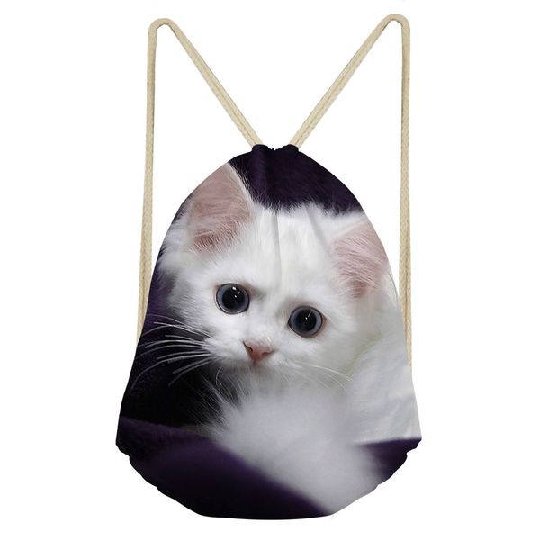 thikin kawaii drawstring bag 3d siamese cat printing women's backpack custom feminina mini school backpack for girls cute bolsas
thikin kawaii drawstring bag 3d siamese cat printing women's backpack custom feminina mini school backpack for girls cute bolsas