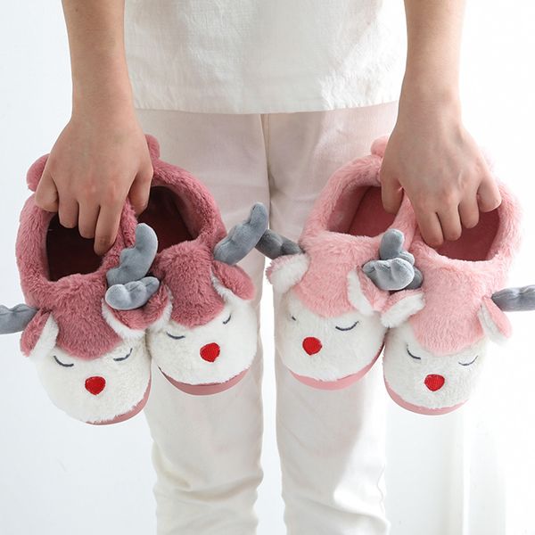 christmas deer winter kids slippers baby girls boys sandals footwear children casual home sandals soft sole indoors floor shoes, Black;grey
christmas deer winter kids slippers baby girls boys sandals footwear children casual home sandals soft sole indoors floor shoes, Black;grey
