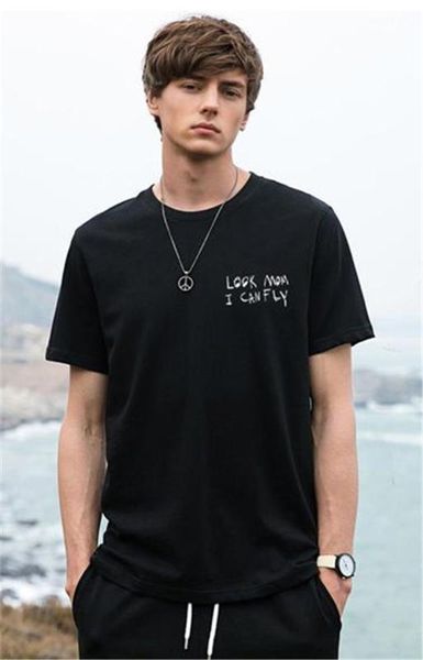 summer letters print mens tshirts look mom i can fly festival travis scott astroworld fashion mens tees, White;black
summer letters print mens tshirts look mom i can fly festival travis scott astroworld fashion mens tees, White;black