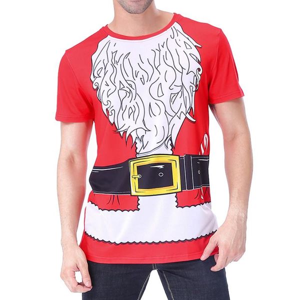 men's christmas santa claus 3d printed t-shirts male xmas party funny cosplay costume tee novelty uniform carnival top, White;black
men's christmas santa claus 3d printed t-shirts male xmas party funny cosplay costume tee novelty uniform carnival top, White;black