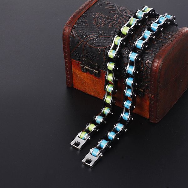 stainless steel jewelry fashion wild motorcycle bracelet men's jewelry wholesale, Black
stainless steel jewelry fashion wild motorcycle bracelet men's jewelry wholesale, Black