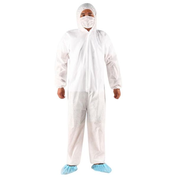 protective coverall white protective clothing non-woven breathable protective coverall full body disposable isolation suit with hood
protective coverall white protective clothing non-woven breathable protective coverall full body disposable isolation suit with hood