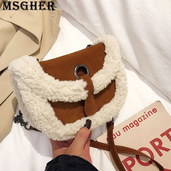 msgher plush panelled women shoulder saddle bag autumn new style 2019 fashion temperament winter practical female bag wb3195
msgher plush panelled women shoulder saddle bag autumn new style 2019 fashion temperament winter practical female bag wb3195