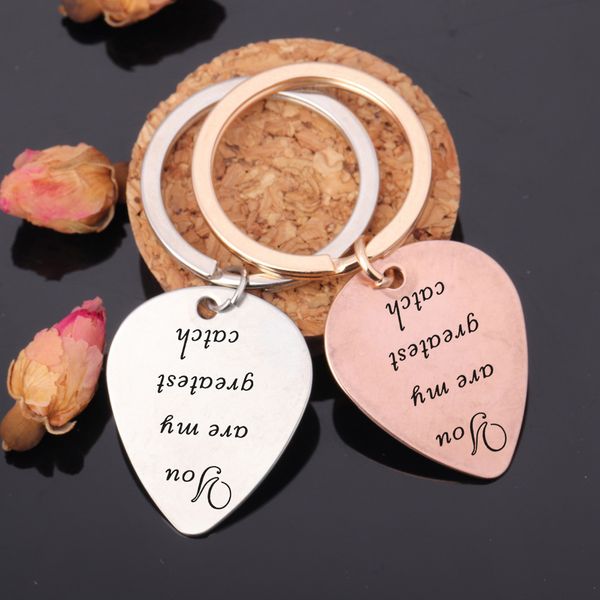 flyangel fashion keychain engraved you are my greatest catch for husband gift boyfriend father key holder car key tag jewelry, Silver
flyangel fashion keychain engraved you are my greatest catch for husband gift boyfriend father key holder car key tag jewelry, Silver