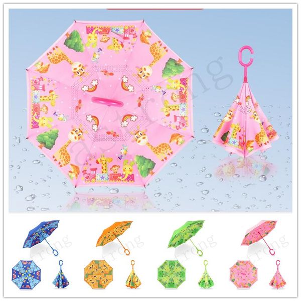 colorful kids cartoon animal umbrellas creative reverse umbrella double layer windbreak for children kids outdoor rain gear umbrells dhla327, Red;brown
colorful kids cartoon animal umbrellas creative reverse umbrella double layer windbreak for children kids outdoor rain gear umbrells dhla327, Red;brown