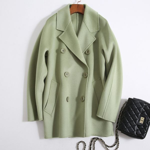 winter 2019 new korean fashion plus size loose water ripple long wool coat women double-breasted warm woolen overcoat jacket, Black
winter 2019 new korean fashion plus size loose water ripple long wool coat women double-breasted warm woolen overcoat jacket, Black
